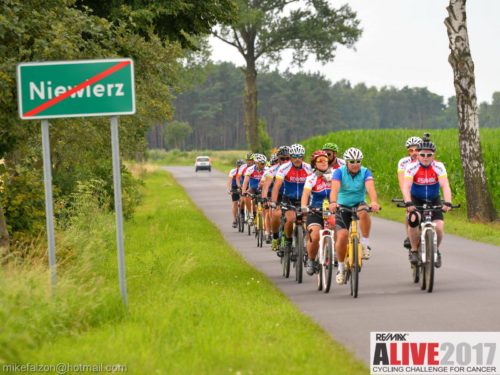 supported charity cycling events UK