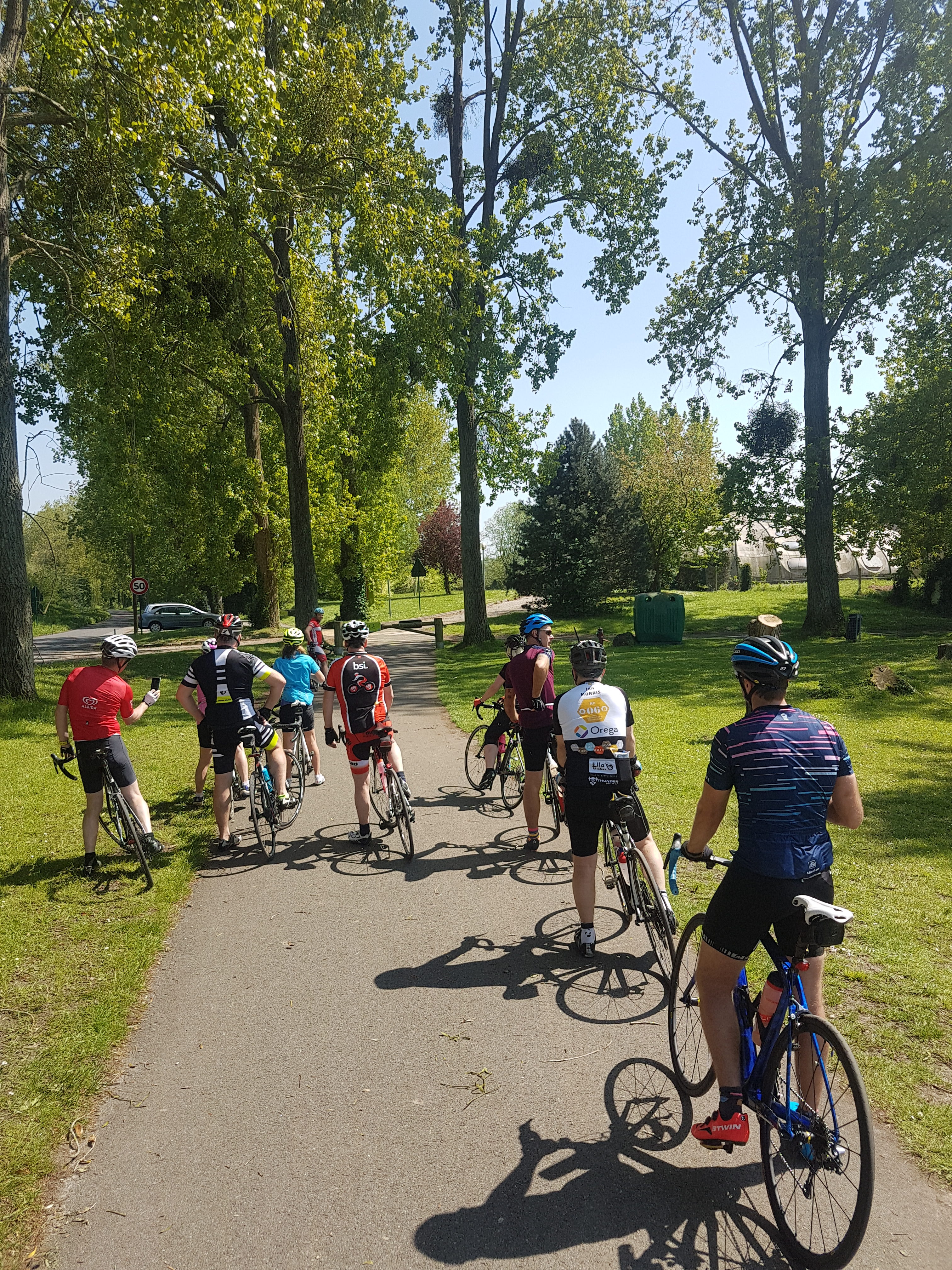 cycling to Paris in the Avenue Verte