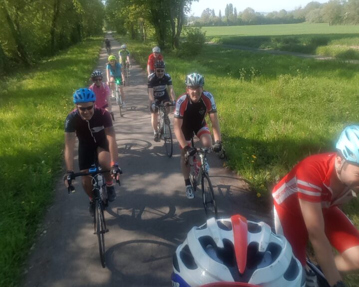 supported London to Paris bike ride