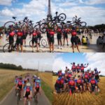 Cyclists in Paris after cycling the best cycling holiday in Europe