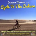 The Erg Chebbi dunes in Drâa-Tafilalet offer a desert track for organized road cycling, bringing adventurous euphoria to a cyclist completing the Sahara route.